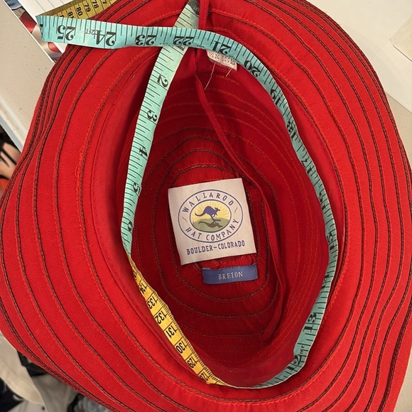 Wallaroo Hat Company, breton style. Sun blocker fabric. Wide brim, adj headband - Picture 9 of 9